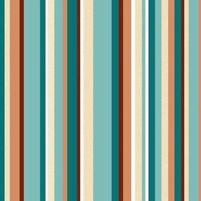 Stripe, Aqua, Green, Peach, PUMPKIN SPICE, stripes, striped, fall, thanksgiving, winter, green, pumpkin, orange, cream, "JG Anchor Designs"
