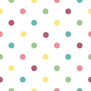 Bunte Punkte Fabric, Wallpaper and Home Decor | Spoonflower