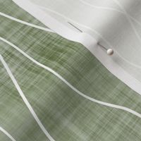 linen olive white lines