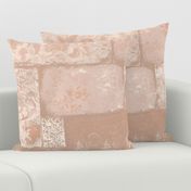 Bohemian Paradise Patches blush peach beige