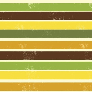 Simple stripes- yellow, green and brown