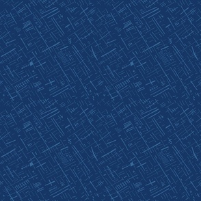 Solid Blue Texture Diagonal net - dark blues
