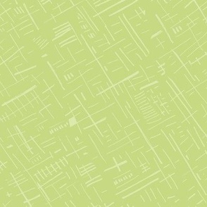 Solid Color Texture Diagonal net -lemon apple green