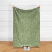 Canvas Textured Solid - Nature Trail Green Ivory Large Scale
