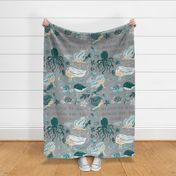 27x36 blanket mermaid