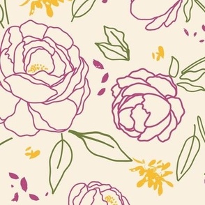 peony large beige