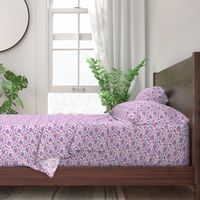 Small Scale Spoiled as Fuck Pink and Purple Floral Funny Adult Swear Humor