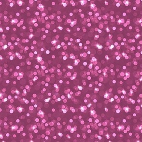 Small Sparkly Bokeh Pattern - Boysenberry Color