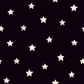  Stars - Ivory on Black
