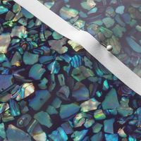 Paua Abalone Shell Chips Small Blue natural mosaic
