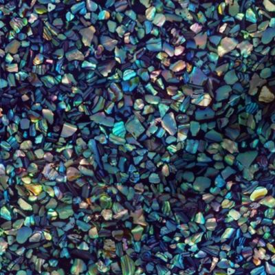 Paua Abalone Shell Chips Small Blue natural mosaic