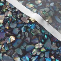 Paua Abalone Shell Chips Small True Colour mosaic
