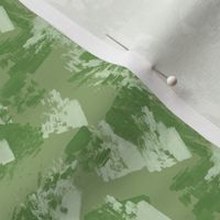 Green,  paint swishes, texture, abstract