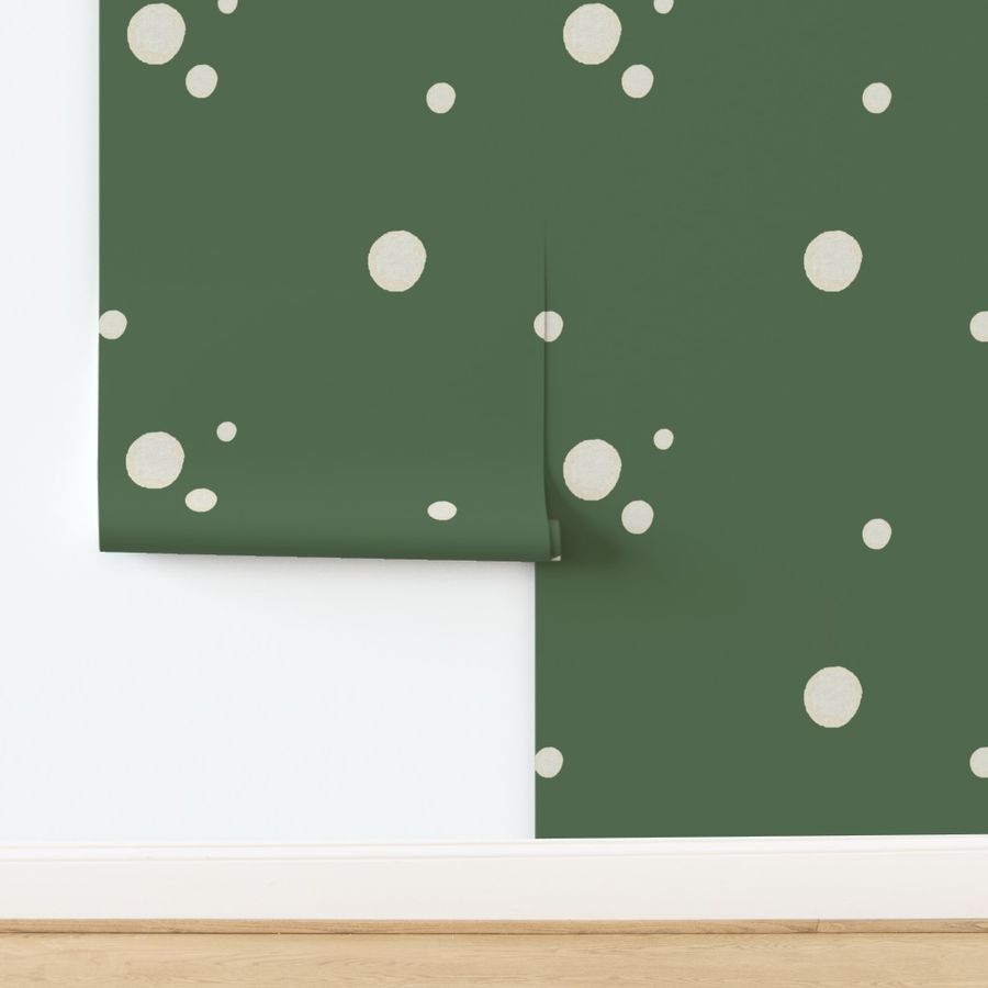 christmas green dots