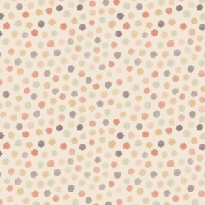 Light watercolor polka dots
