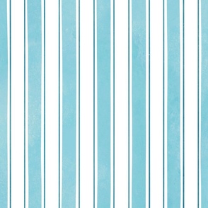 Formal teal and white stripe large