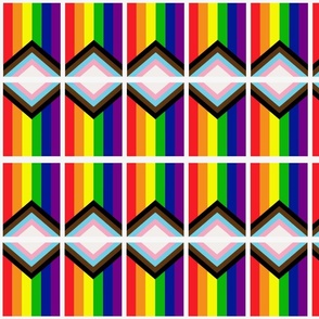 Progress LGBTQ Pride Flag