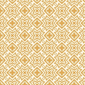 Greek style tiles - mustard