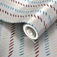 Stripes, ZANGO DASH, striped, cream, burgundy, green, sea glass,  "JG Anchor Designs"
