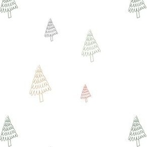 simple christmas trees 