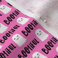 BOOtiful - cute halloween ghost -  pink - C21