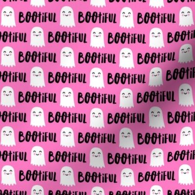 BOOtiful - cute halloween ghost -  pink - C21