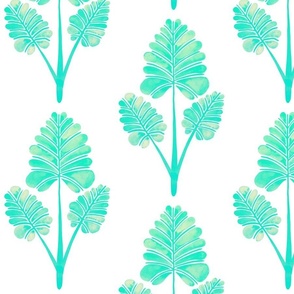 Palm Leaf Trifecta – Turquoise