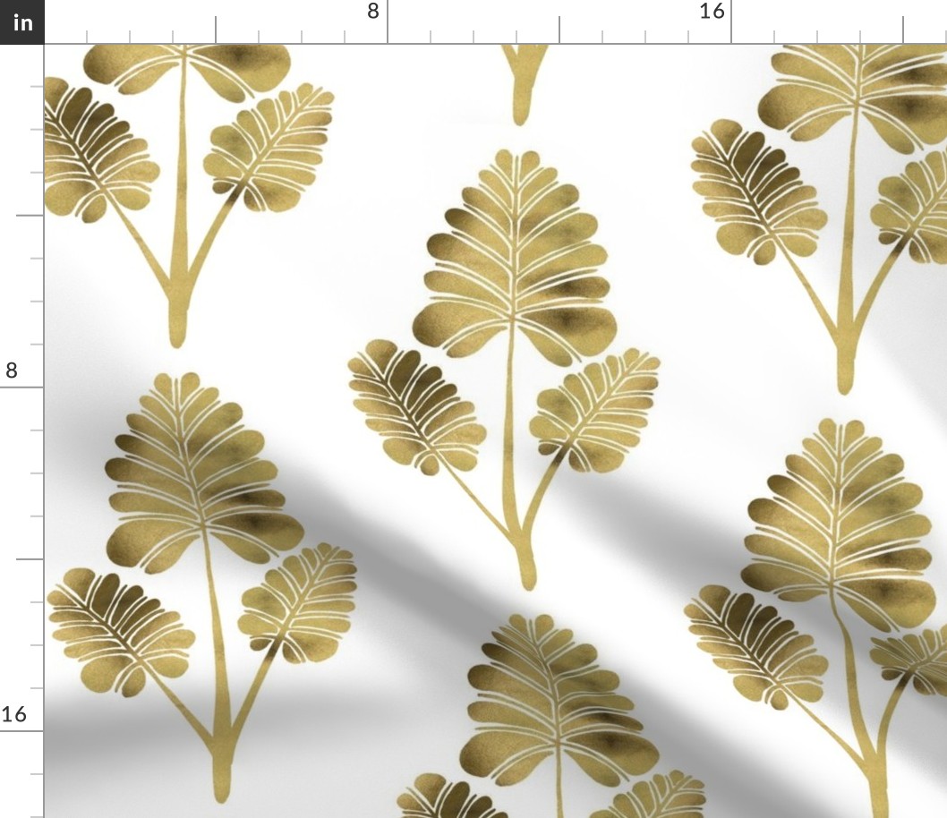 Palm Leaf Trifecta – Gold