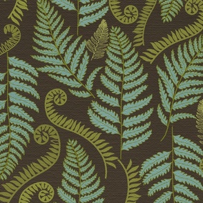 Hapuu fern brown