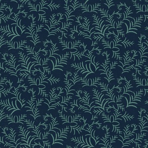 Ferns - Midnight and Cutty Sark Green