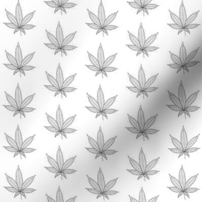 tiny marijuana leaf outlines