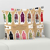 Cut and Sew Latin Mass Liturgical Calendar dolls 27 by 18 inches