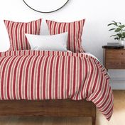 Rococo Toile Red Stripe