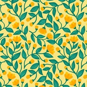 Buttercup Floral- Yellow