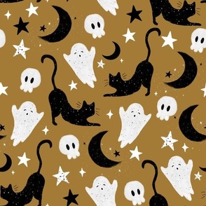 halloween cats and ghosts 8385