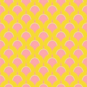 Mini  Scale - Pink & Yellow Neo Deco