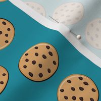 chocolate chip cookies - teal - C21