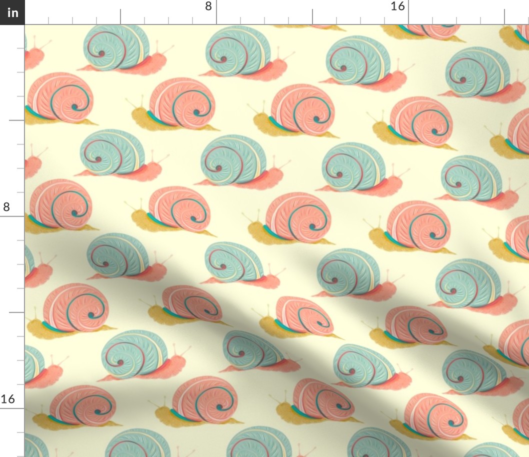 Pastel Snails