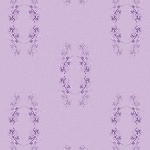 Lilac, purple, floral spray, coordinate, costuming,  vintage look