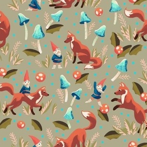 Gnomes and Foxes with Blue Firefly Pops