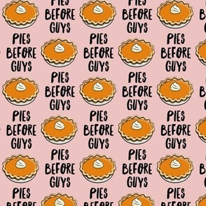 Pies before Guys - pink - pumpkin pie - LAD21
