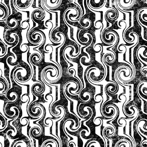 Spirale black and white