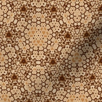 Beige and Brown Digital Tapestry