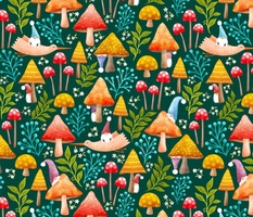 Large Blooming Gnomes in Spring, playing hide and seek