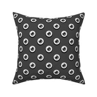  Eyeball Polka Dots Grey