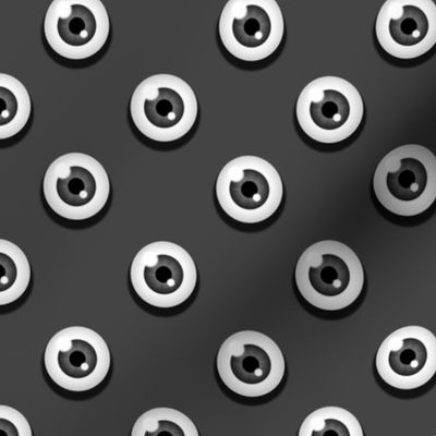  Eyeball Polka Dots Grey