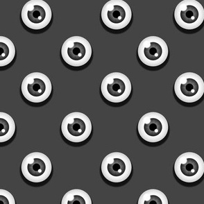  Eyeball Polka Dots Grey