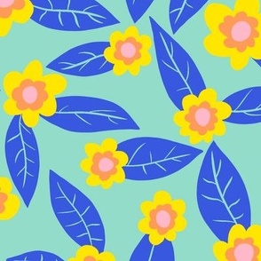 Summer Trend Color Florals - 10x10