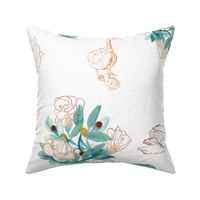 Birds, Floral, LOVE OF BIRDS AND FLOWERS, colorful, birds, floral, flowers, swan, doves, hummingbirds, goose, geese,  "JG Anchor Designs", 