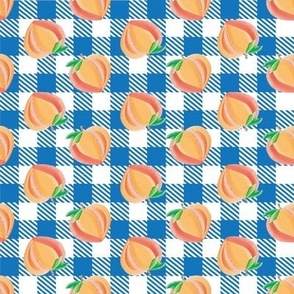 peaches and gingham